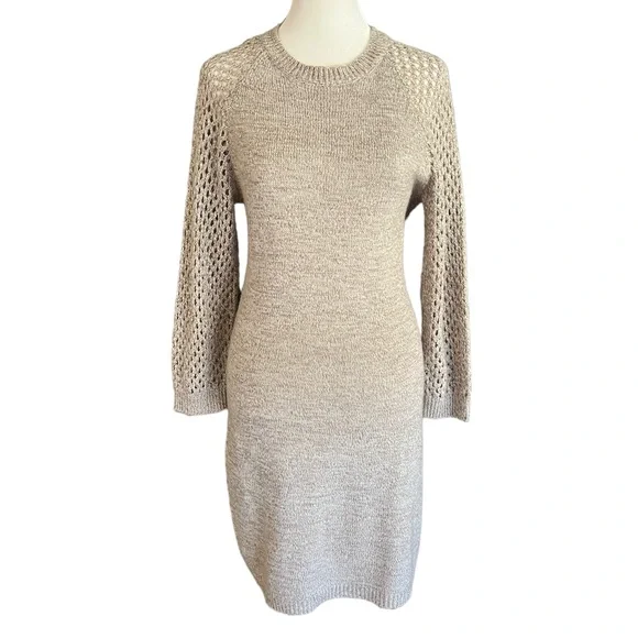 baker knit dress NWT $295 Ted Baker London Knitted Skater Dress Ribbed Knit With Collar &  Zipped